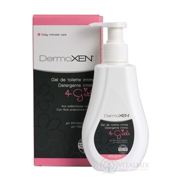 DermoXEN 4 Girls intímny čistiaci gél pre dievčatá 1x125 ml obrázok