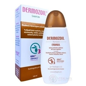 DERMOZOIL šampón pre citlivú pokožku hlavy, OzoilE 1x150 ml obrázok