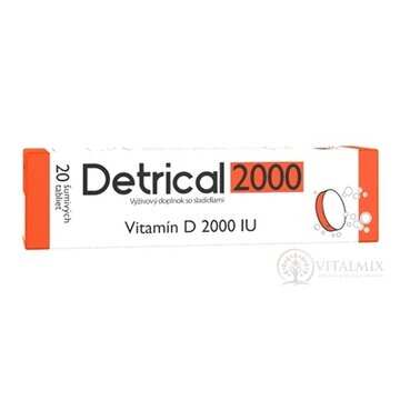 Detrical 2000 Vitamín D šumivé tablety 1x20 ks obrázok