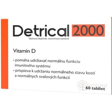 Detrical 2000 Vitamín D tbl 1x60 ks obrázok