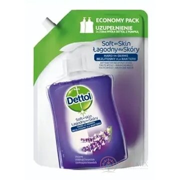 Dettol náhradná náplň do tekutého mydla s výťažkom z levandule (inov.2022) 1x500 ml obrázok