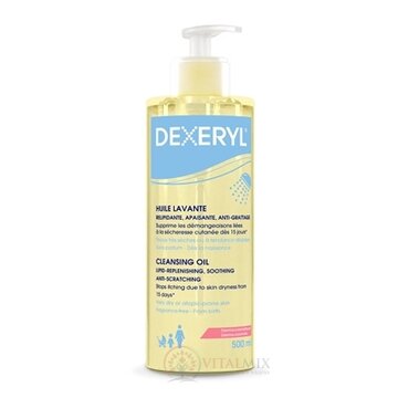 DEXERYL UMÝVACÍ OLEJ upokojujúci, pre veľmi suchú kožu 1x500 ml obrázok