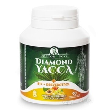 DIAMOND YACCA + B17 + resveratrol cps 1x90 ks obrázok