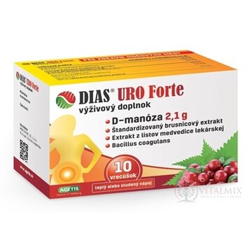 DIAS URO Forte prášok vo vrecúškach 1x10 ks obrázok