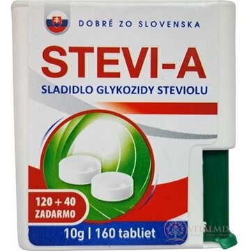 Dobré z SK STEVIA tbl (sladidlo na báze isomaltu a glykozidov steviolu) 120+40 zadarmo (160 ks) obrázok