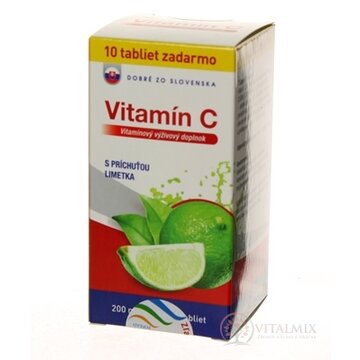 Dobré z SK Vitamín C 200 mg príchuť LIMETKA tbl 60+10 zadarmo (70 ks) obrázok
