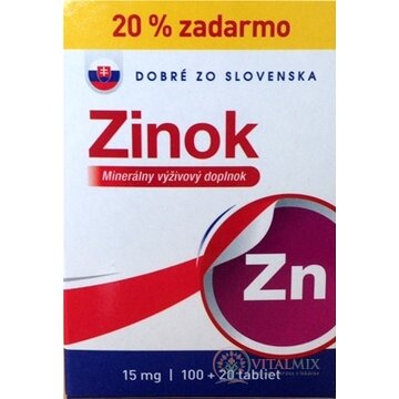 Dobré z SK Zinok 15 mg tbl 100+20 zadarmo (120 ks) obrázok