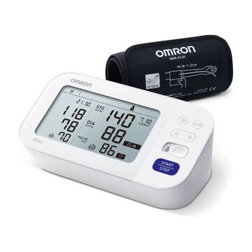 Omron m6 comfort digitálny tlakomer automatický na rameno 1 ks + sieťový adaptér zadarmo 1 ks, 1x1 set - omron-tonometr-m6-comfort-2020-s-afib_1471880920201119080516