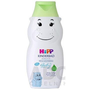 Hipp babysanft detský kúpeľ sensitiv, hroch 1x300 ml - eb3zzk0_400x400