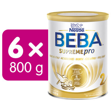 Beba supremepro 2, 6 hmo, 6x800g - supreme 2 6ks