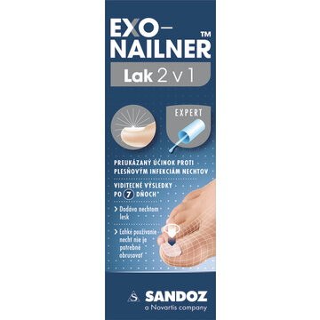 Exo-nailner lak 2v1 1x5 ml - exo