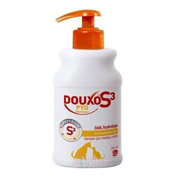 DOUXO S3 PYO Shampoo šampón pre mačky a psy 1x200 ml obrázok