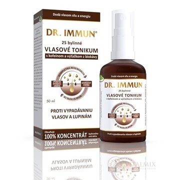 DR. IMMUN Vlasové tonikum s kofeínom 25 bylinné, 1x50 ml obrázok