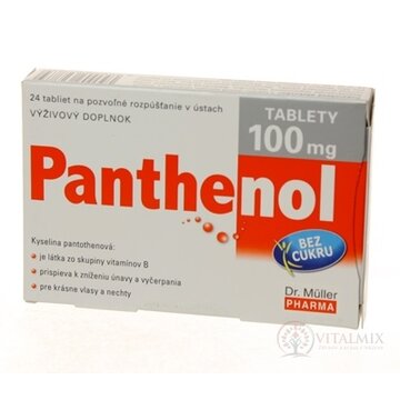 Dr. Müller PANTHENOL 100 mg tbl 1x24 ks obrázok