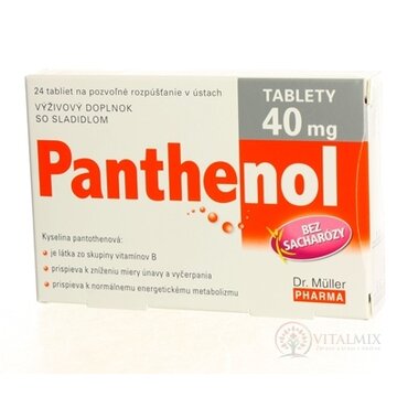 Dr. Müller PANTHENOL 40 MG tbl 1x24 ks obrázok
