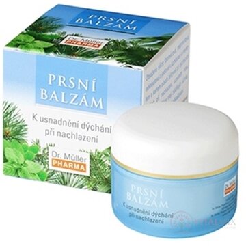 Dr. Müller PRSNÝ BALZAM na uľahčenie dýchania pri nachladnutí 1x50 ml obrázok