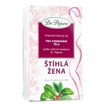 Dr. Popov Bylinný čaj ŠTÍHLA ŽENA nálevové vrecúška 20x1,5 g (30 g) obrázok
