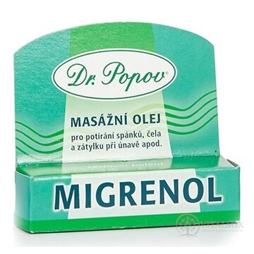 DR. POPOV MIGRENOL MASÁŽNY OLEJ roll-on1x6 ml obrázok