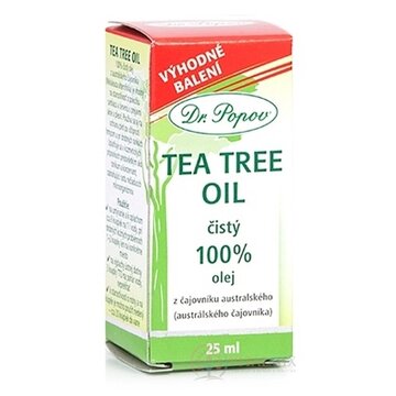 DR. POPOV TEA TREE OIL čistý 100% olej z čajovníka austrálskeho 1x25 ml obrázok