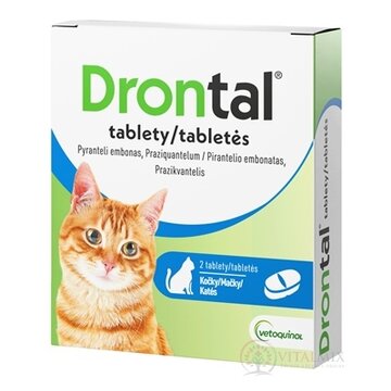 Drontal tablety (pre mačky) tbl 1x2 ks obrázok