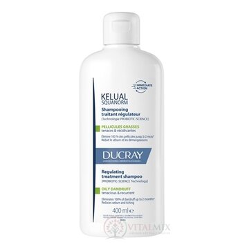DUCRAY KELUAL SQUANORM Šampón proti mastným lupinám, ošetrujúci, seboregulačný 1x400 ml obrázok