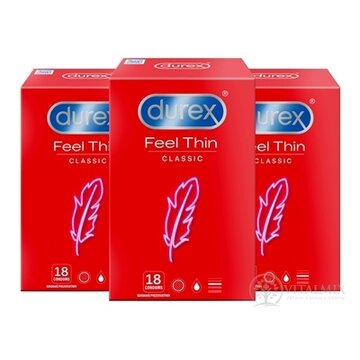 DUREX Feel Thin Classic kondóm (2+1) 3x18 ks (54 ks) obrázok