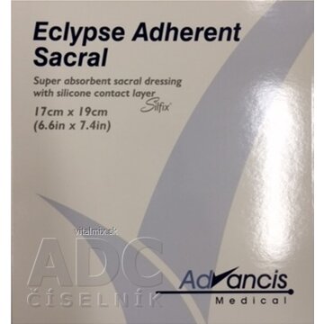 Eclypse Adherent Sacral krytie na rany superabsorpčné 17x19 cm, 1x10 ks obrázok