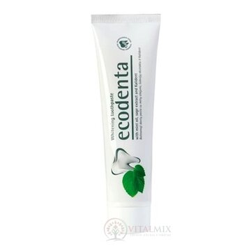 Ecodenta Whitening zubná pasta bieliaca (s mätovým olejom, šalviou a Kalidentom) 1x100 ml obrázok