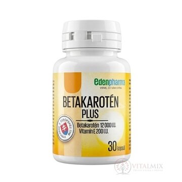 EDENPharma BETAKAROTÉN PLUS cps 1x30 ks obrázok