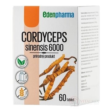 EDENPharma CORDYCEPS sinensis 6000 tbl 1x60 ks obrázok