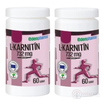 EDENPharma L-KARNITIN 732 mg DUOPACK tbl 2x60 ks (120 ks) obrázok