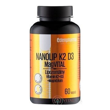 EDENPharma NANOLIP K2 D3 Mag VITAL cps 1x60 ks obrázok