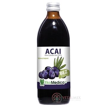 EkoMedica SK ACAI šťava z plodov acai 100% 1x500 ml obrázok