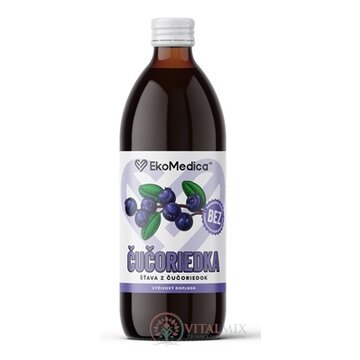 EkoMedica SK ČUČORIEDKA šťava z čučoriedok 1x500 ml obrázok
