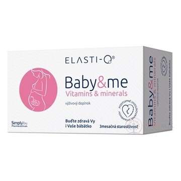 Elasti-Q VITAMINS & MINERALS Baby&me tbl 1x90 ks obrázok