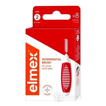 ELMEX MEDZIZUBNÉ KEFKY ISO 2 - 0,5 MM 1x8 ks obrázok