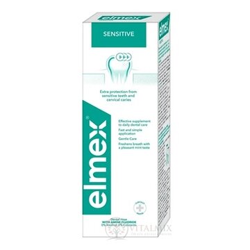 ELMEX SENSITIVE PLUS ÚSTNA VODA 1x400 ml obrázok