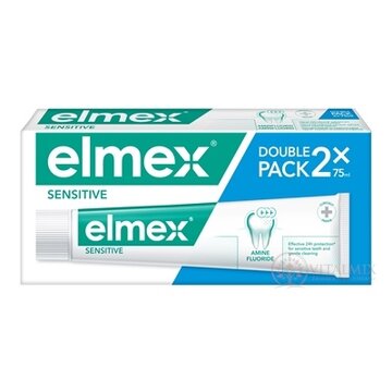 ELMEX SENSITIVE ZUBNÁ PASTA DUOPACK 2x75 ml obrázok