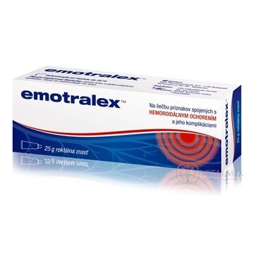 Emotralex rektálna masť na liečbu hemoroidov 1x25 g obrázok