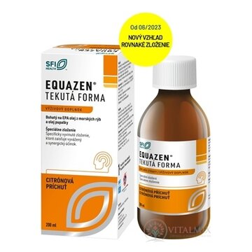 EQUAZEN tekutá forma, citrónová príchuť 1x200 ml obrázok