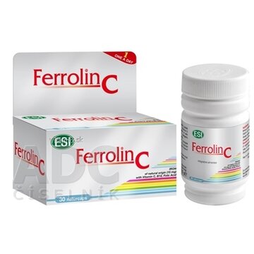 ESI FERROLIN C Kapsuly (železo + vitamín C) cps 1x30 ks obrázok