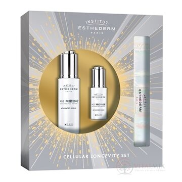 ESTHEDERM Age Proteom KOZMETICKÝ SET pleťové sérum 30 ml + očné sérum 15 ml + darček cestovná taštička, 1x1 set obrázok