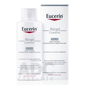 Eucerin AtopiControl Ľahká telová emulzia pre suchú pleť 1x250 ml obrázok
