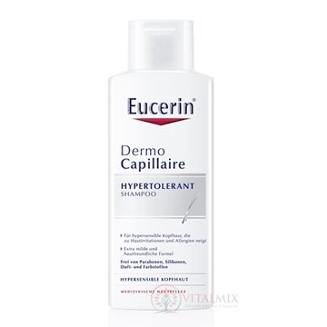Eucerin DermoCapillaire Hypertolerantný šampón na citlivú a alergickú pokožku 1x250 ml obrázok
