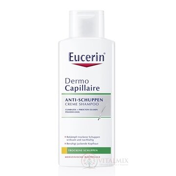 Eucerin DermoCapillaire proti suchým lupinám šampón 1x250 ml obrázok