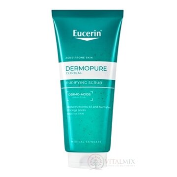 Eucerin DERMOPURE CLINICAL Čistiaci scrub pleť so sklonom k akné 1x100 ml obrázok