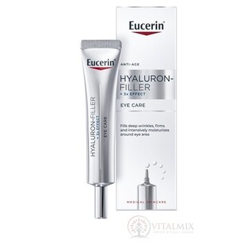 Eucerin HYALURON-FILLER+3xEFFECT Očný krém SPF15 anti-age 1x15 ml obrázok