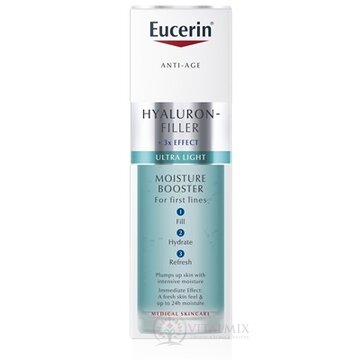 Eucerin HYALURON-FILLER Hydratačný Booster anti-age, ultra ľahký, prvé vrásky 1x30 ml obrázok