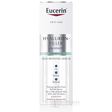 Eucerin HYALURON-FILLER Skin Refiner SERUM anti-age, zjemňujúce pleťové sérum 1x30 ml obrázok