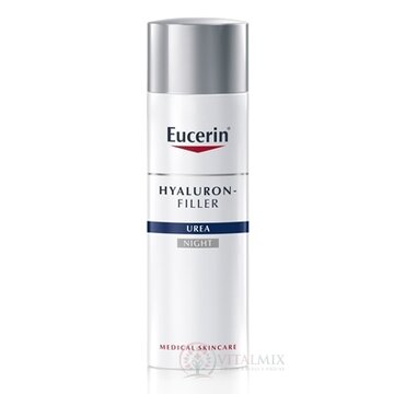 Eucerin HYALURON-FILLER UREA nočný krém proti vráskam pre suchú pleť 1x50 ml obrázok